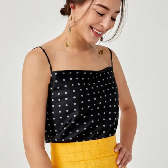 Love Bonito Black Latifah Cowl Neck Camisole Top - Picture 7 of 15